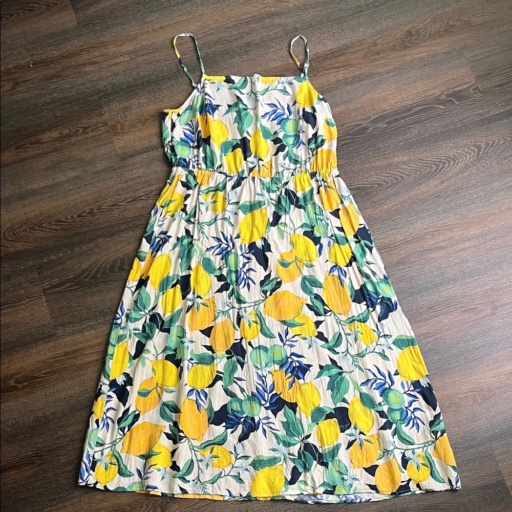 Lemon Print Dress